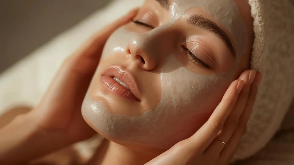 Botanical textures and natural ingredients for a holistic wellness ritual