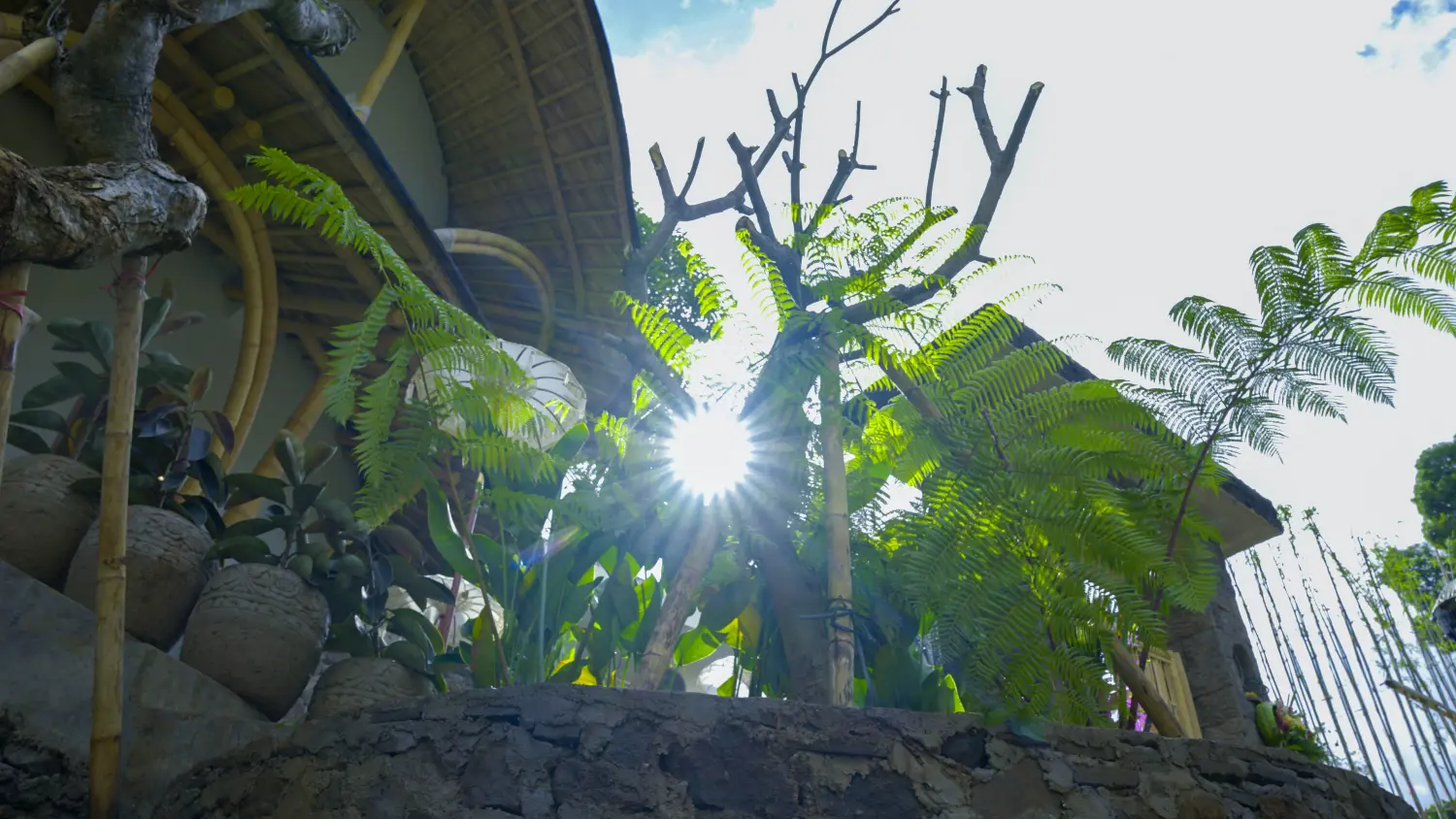 Sang Spa Signature sanctuary garden and pavilion in Ubud